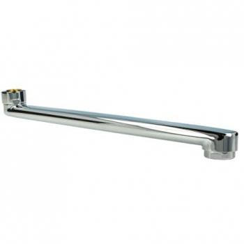 Verchromter Auslauf für Wandarmaturen 3/4 Zoll, 250 mm, konisch dichtend