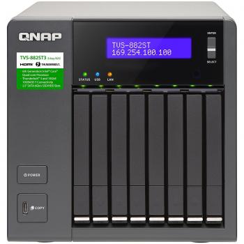 QNAP TVS-882ST3 NAS con Intel Core i5 Torre Ethernet LAN Nero