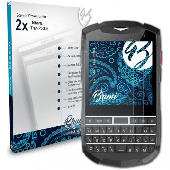 Protector de pantalla Bruni 2x para Unihertz