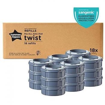 Twist&Click Nachfüllkassetten, 18 Stück, Tommee Tippee