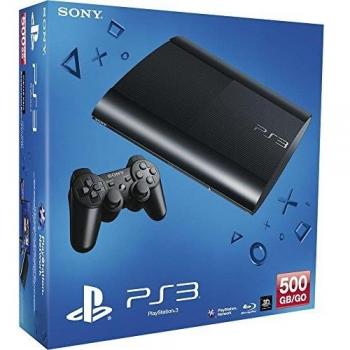 Sony PS3 Gaming-Konsole – 500 GB – Schwarz