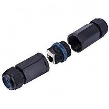 Dexlan RJ-45 Kupplung geschirmt, Cat.6, Outdoor IP 67 Cat.6 Kupplung