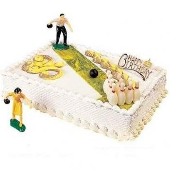 Mini Kuchen-Terrarium im Bowling-Stil aus Kunststoff