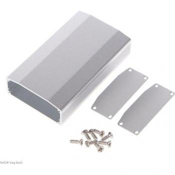 Caja de PCBs 110 mm × 64 mm × 25.5 mm en Aluminio