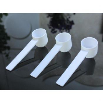 200 pcs White Plastic 5g Spoons for Medicine and Washing Powder