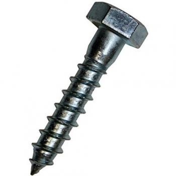 Dresselhaus Premium-Sechskant-Holzschrauben, galvanisch verzinkt, Maße: 10 x 40 mm (100 St.)