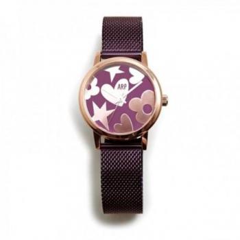Reloj Agatha Ruiz de la Prada (AGR251) – Maya, Correa Milanesa en Malla, Esfera Luminosa