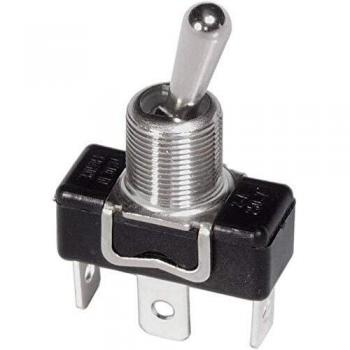 APEM 1019A Kippschalter 250 V/AC 3 A – 1× EIN/AUS/EIN (rastend), 1 Stück