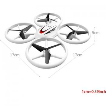 Mini Dron Cuadricóptero 2,4 GHz con LED