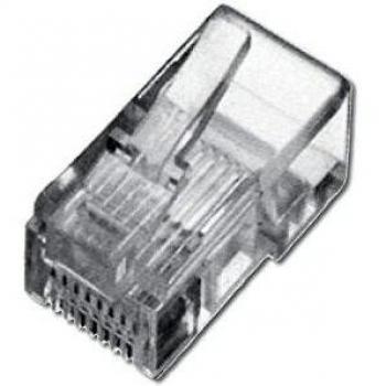 Conector Modular para Cable Plano 8P8C Sin Blindaje ASS 0512 CO A-MO 8/8 SF