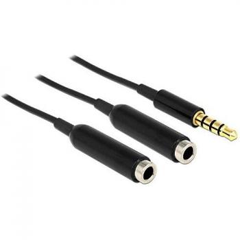Delock 65575 Klinke Audio Y-Kabel [1x Klinkenstecker 3.5 mm