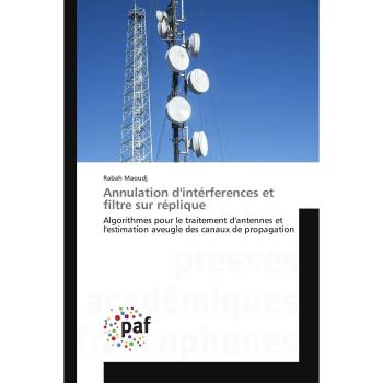 Annulation d'intérferences et filtre sur réplique: Algorithmes pour le traitement d'antennes et l'estimation aveugle des canaux de propagation (Omn.Pres.Franc.)
