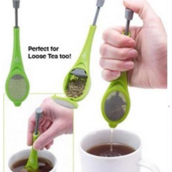 Infuseur à thé avec passoire intégrée