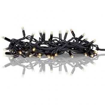 Markslöjd Chrissline LED-Lichterkette – 5 m Verlängerungskette mit 50 LEDs (230V)