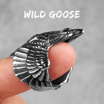 Hip Hop Eagle Design Men's Ring