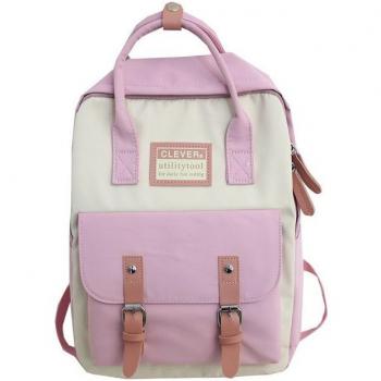Sac à dos scolaire en nylon pour femmes