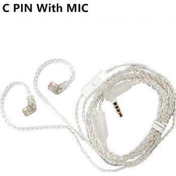 KZ Upgrade Cable with Gold-Plated Connectors for ZAX ASX ZSX V90S ZSN PRO X