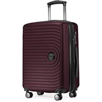 Hartschalen-Trolley HAUPTSTADTKOFFER Mitte, verschiedene Größen und Farben Gr. B/H/T: 40cm x 55cm x 23cm 37 l, burgund 55, ABS, unifarben, Koffer, Hartschalen-Koffer Reisegepäck TSA Schloss Volumenerweiterung bei M/L