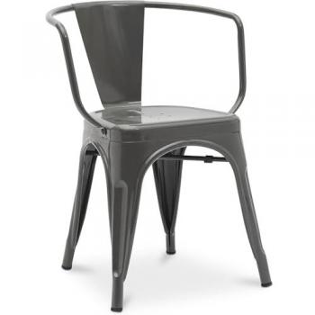 Silla de Comedor PrivadoStylix con Reposabrazos de Acero