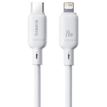 Baseus 20 W Silky Series: USB‑C → Lightning, 2 m, Blanco
