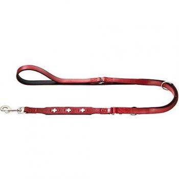 Lot Hunter : collier + laisse Swiss en cuir