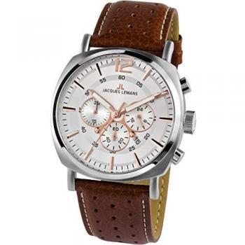 Montre Jacques Lemans 1-1645.1D Quartz 46mm 10ATM Bleu Nuit