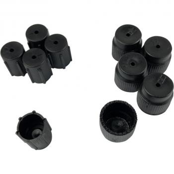 Set de 10 R134a 13 mm y 16 mm con tapas de carga y resistencia a la corrosión 8Z
