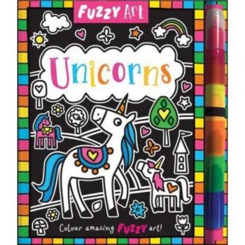 Fuzzy Art Unicorns by Melanie Hibbert