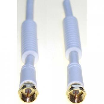 E&p Elektrik FA 202 G L Koaxialkabel F 2,5 m Weiß