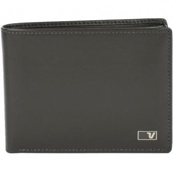 Roncato Grey Leather Wallet