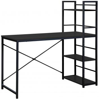 Table de bureau pour PC avec bibliothèque