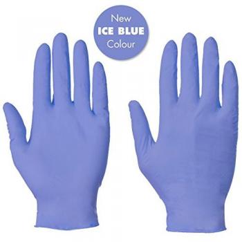 Large Non-Latex Blue Nitrile Gloves