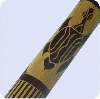 Regenmacher Rainstick Rainmaker Bambus Percussion Rhythmus Regenrohr Aborigine geschnitzt