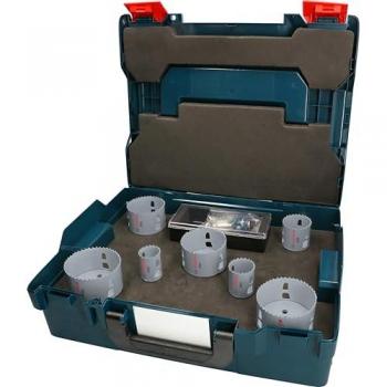 Bosch Kit L‑Boxx 13 pièces – Scies cloches multi‑matériaux (Ø 32 à Ø 86 mm)
