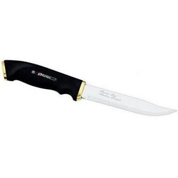 Couteau Marttiini 215015 – poignard à lame inox 13 cm, manche en caoutchouc