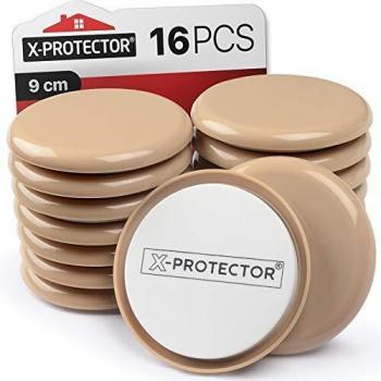 Furniture Sliders for Carpet X-PROTECTOR – Moving Pads 16 pcs
