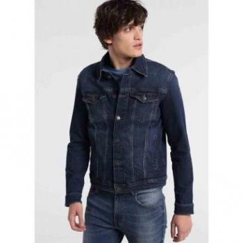 Denim Six Valves chaqueta hombre azul marino