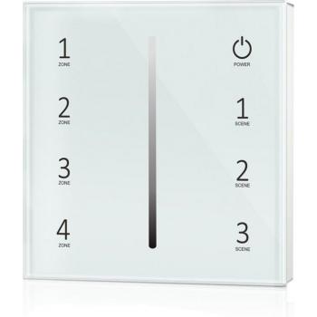 4 Zone Wall Mounted Touch Panel Dimmer Controller for LED Strip Light (DMX512)
