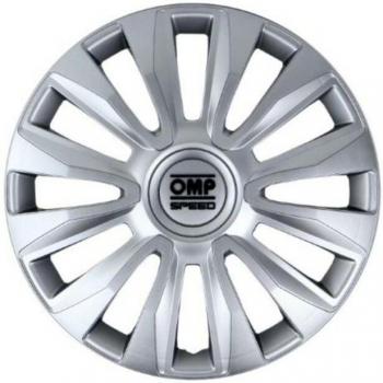OMP Tapacubos 16 Magnum Speed Plateado (4 unidades)