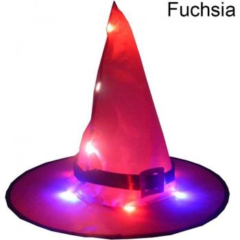 Chapeau coloré à LED pour sorcières