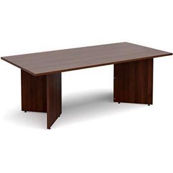 Dams International Walnut Rectangular Boardroom Table 2000 x 1000 x 725 mm