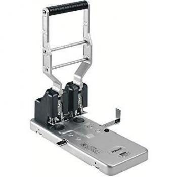 Rexel HD2150 Punch Heavyduty 2Hole Robust Metal Capacity 160x 80gsm Silver and Black