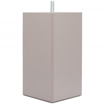 Ensemble de 4 Pieds en Bois pour Lit, Couleur Taupe laquée, Marque La Fabrique de Pieds