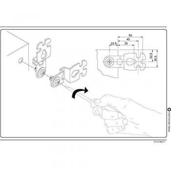 Sujetadores 4 Piezas Thalassa S3D Schneider NSYAEFFPFSC