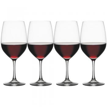 Spiegelau 4‑er Set: Vino Grande Rotweinglas – Bordeaux Kristallglas