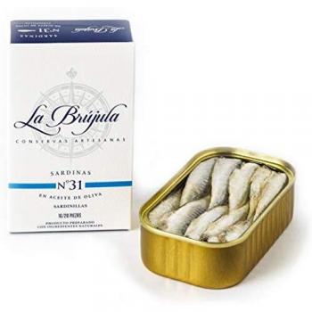 Sardinillas en aceite de oliva 115g La Brújula