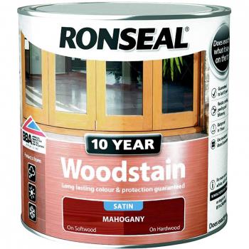 Premium Quality Woodstain in Mahogany Satin Finish with 10 Year Protection