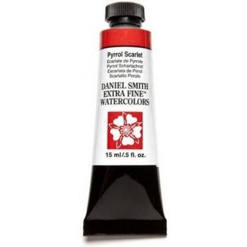 Daniel Smith Extra Fine Watercolour 15ml Paint Tube, Pyrrol Scarlet