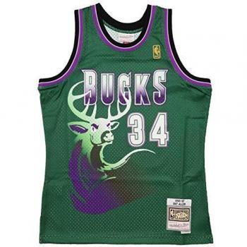 Mitchell & Ness Green Ray Allen 1996-97 Swingman Jersey