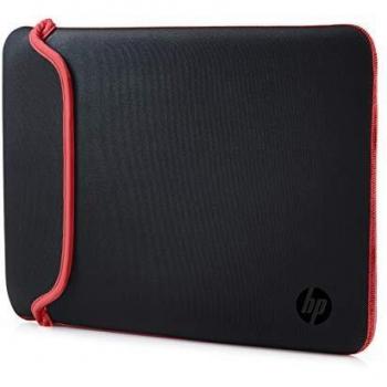 HP Sleeve (V5C26AA) Schutzhülle für Laptops, Tablets (Neopren, 14 Zoll) schwarz/rot